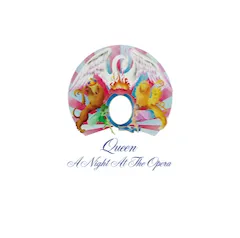 portada del primer disco A Night At The Opera de Queen